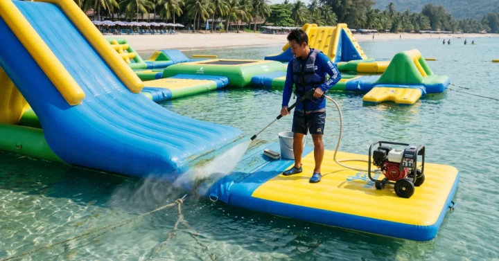 Cleaning & Maintenance: The Complete Guide to Keeping Your Inflatable Water Park Safe and Long-Lasting