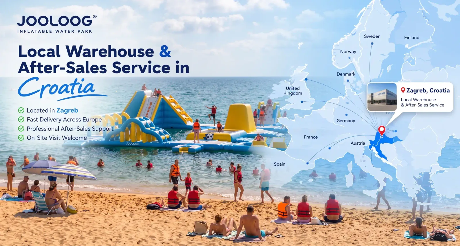 Inflatable water park project showcase